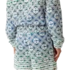 Monogram-shorts i frotté med fargegradient