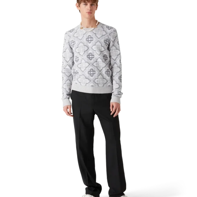 Monogram-strikkegenser