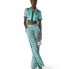 Monogram Wave kort silke-skjorte Monogram Wave kort silke-skjorte