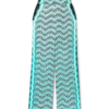 Monogram Wave silk bukser