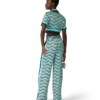 Monogram Wave silk bukser