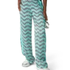 Monogram Wave silk bukser