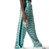 Monogram Wave silk bukser