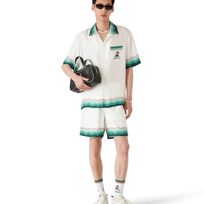 Montagne Ondulee silke-Shorts