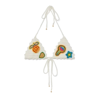 Motif heklet bikinitopp