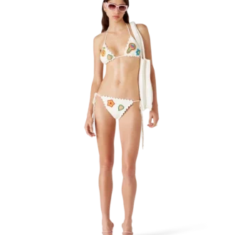 Motif heklet bikinitopp