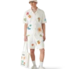 Motiv-hæklede shorts