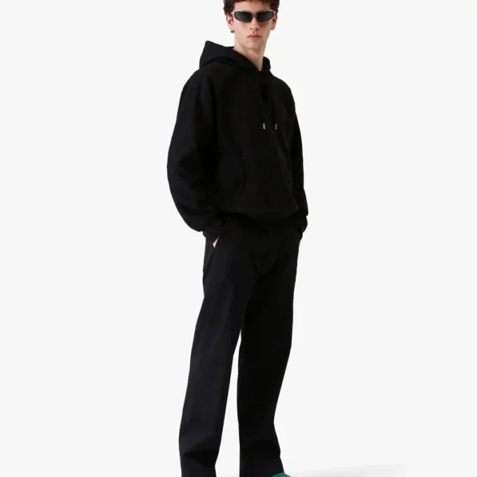 Mørkegrønn utendørs mule i skinn