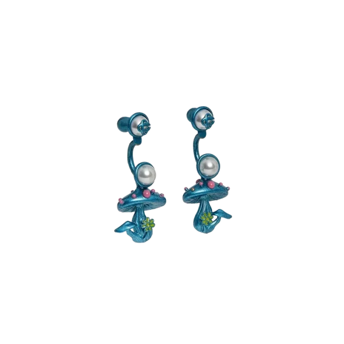 Mushroom-øreringer