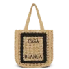 Naturlig raffia-veske