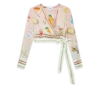Ne Pas Deranger-wrapbluse
