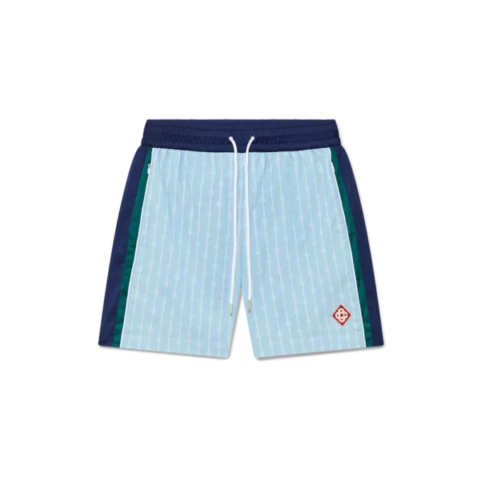 Nålestripete Laurel-treningsshorts Nålestripete Laurel-treningsshorts
