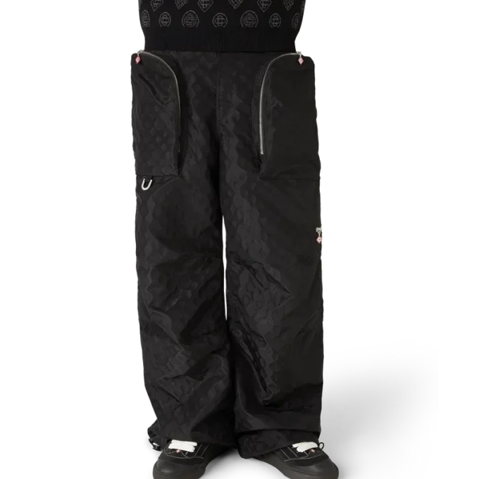 Nylon Jacquard-cargobukser