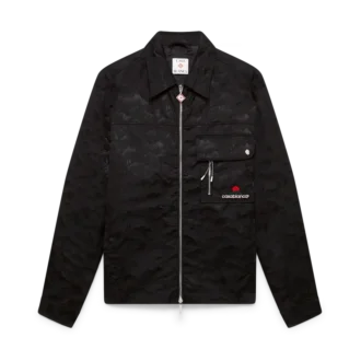 Nylon Mountain kortærmet camo-skjorte med glidelås
