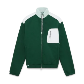 Nylonjakke med monogramjacquard