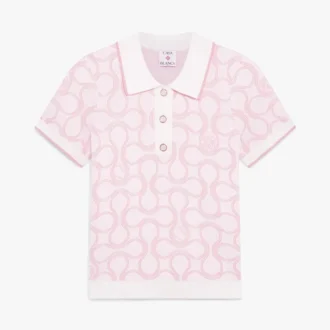 Optic Drop-pique-skjorte