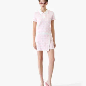 Optic Drop-pique-skjorte