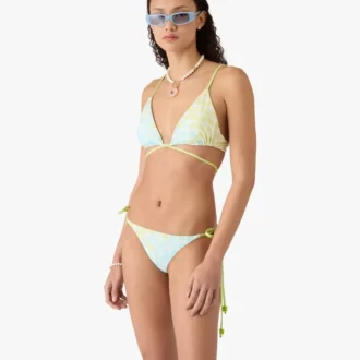 Optic Drop String-bikinibukse med perler