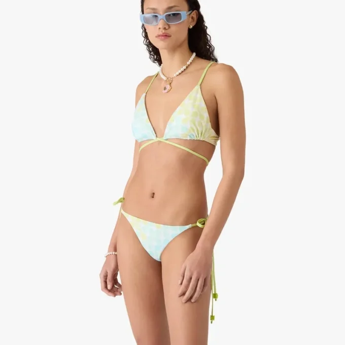 Optic Drop String-bikinibukse med perler