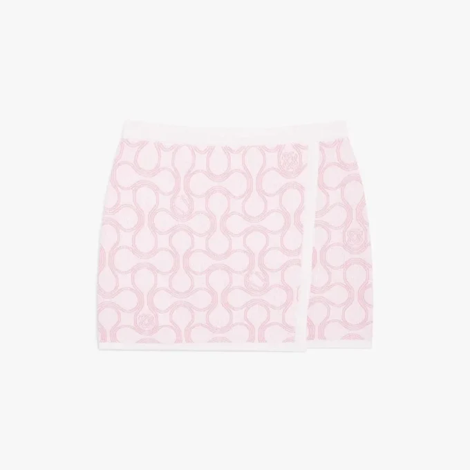 Optic Drop Wrap miniskjørt