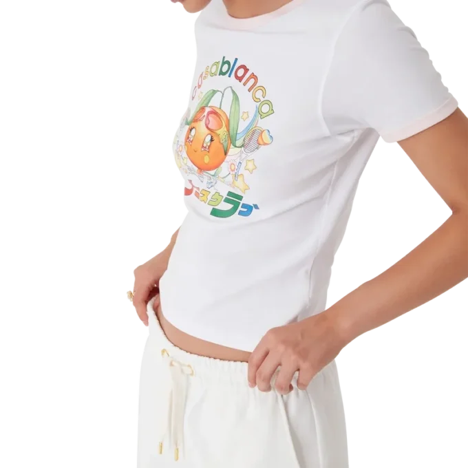 Orange Mascot Ringer kortærmet T-shorts