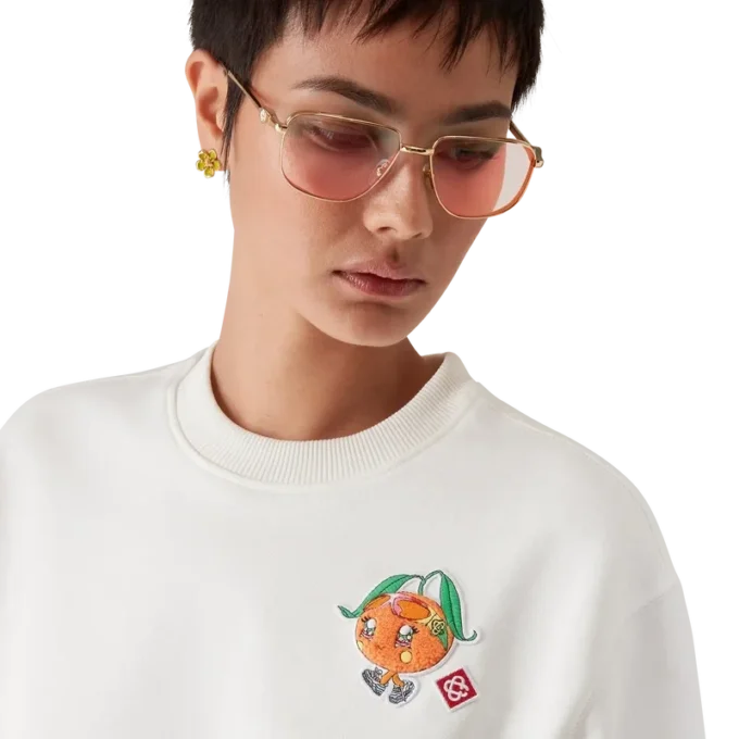 Orange maskot-genser