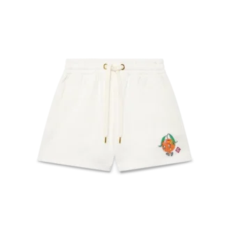 Oransje maskot-sweatshorts