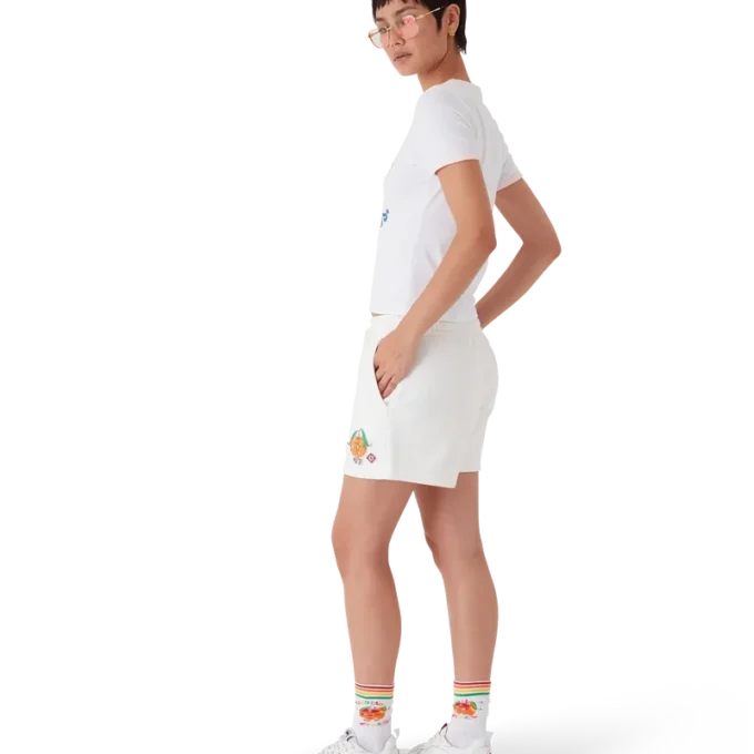 Oransje maskot-sweatshorts