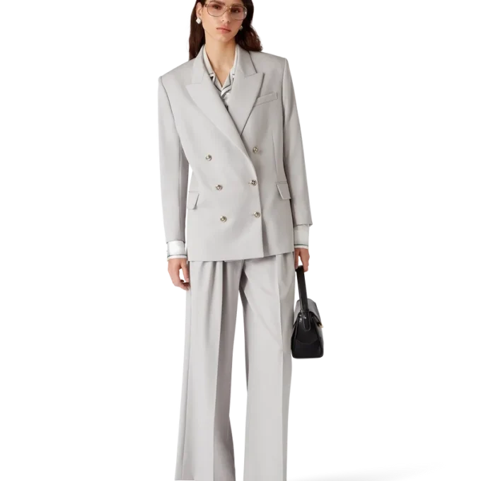 Oversized blazer i ull