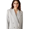 Oversized blazer i ull