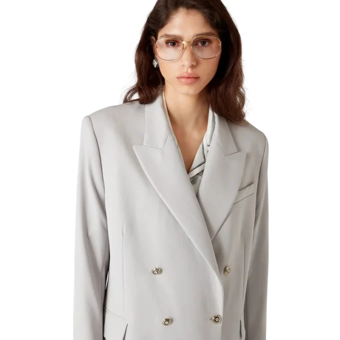 Oversized blazer i ull
