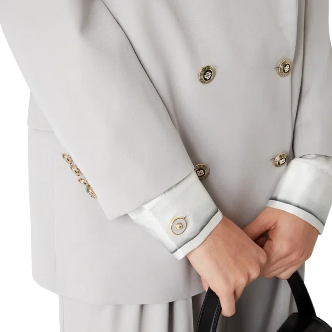 Oversized blazer i ull