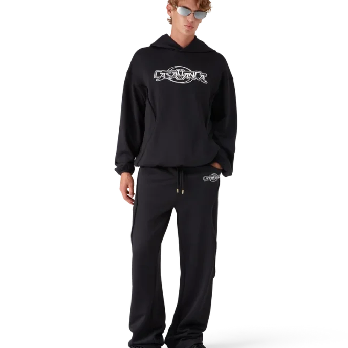 Oversized hettegenser med paneler