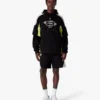 Oversized Short T-skjorte med korte ermer og fargeblokker Oversized Short T-skjorte med korte ermer og fargeblokker