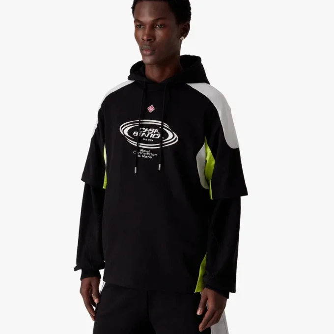 Oversized Short T-skjorte med korte ermer og fargeblokker Oversized Short T-skjorte med korte ermer og fargeblokker
