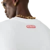 Oversized T-skjorte med kort erme og logopatch på shortsen