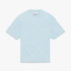 Oversized T-skjorte med korte shorts og applikert monogram