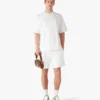 Oversized T-skjorte med korte shorts og applikert monogram