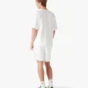 Oversized T-skjorte med korte shorts og applikert monogram