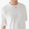 Oversized T-skjorte med korte shorts og applikert monogram
