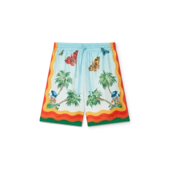 Palm Springs Tennis Club silke-Shorts