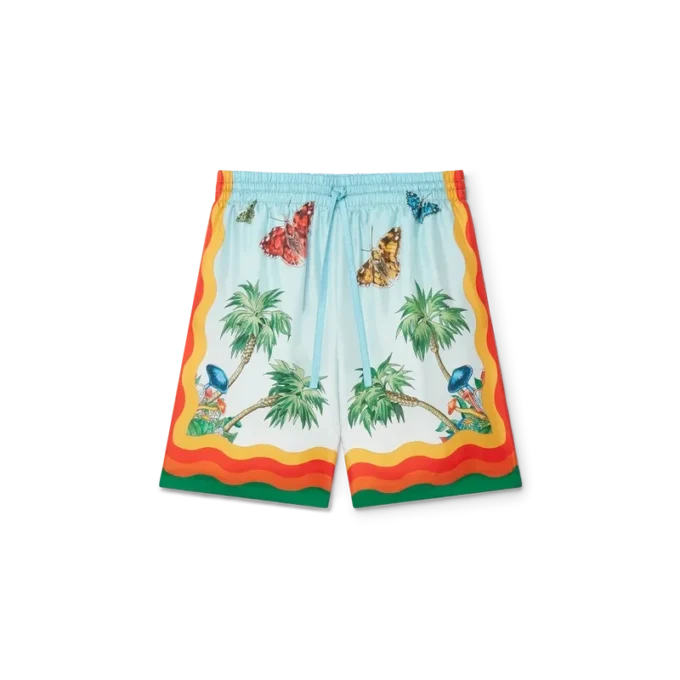 Palm Springs Tennis Club silke-Shorts