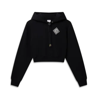 Pearl Diamond kort hettegenser