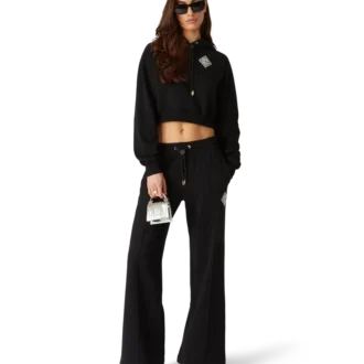 Pearl Diamond kort hettegenser