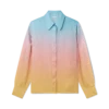 Ping Pong Gradient Silk Skjorte Ping Pong Gradient Silk Skjorte