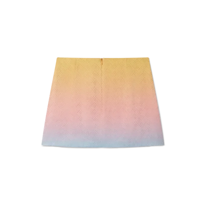 Ping Pong Gradient Silk Skjørt