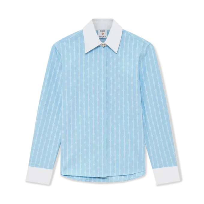 Pinstripe Laurel langermet skjorte