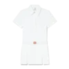 Plissert tennisminikjole