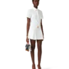 Plissert tennisminikjole