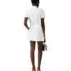 Plissert tennisminikjole